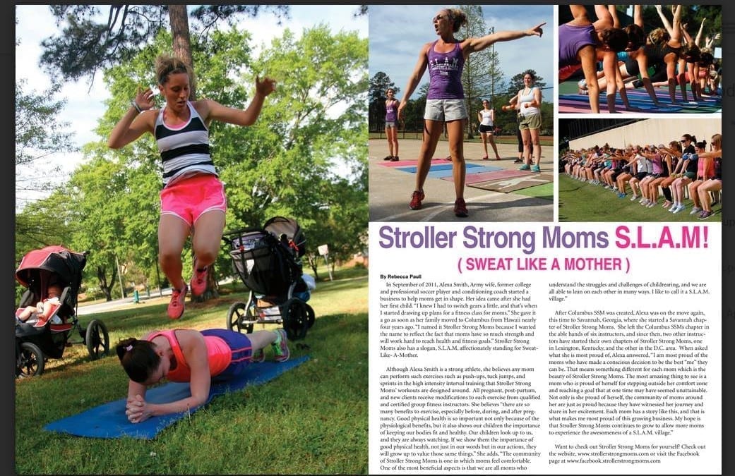 Stroller Strong Moms in ‘her’ Magazine